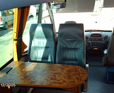 Autocares Oroz interior de un autobús 4