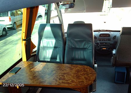 Autocares Oroz interior de un autobús 4