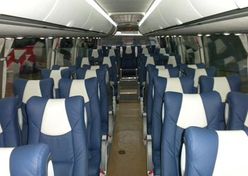 Autocares Oroz interior de un autobús 7