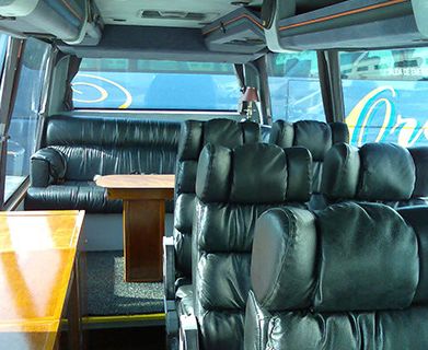 Autocares Oroz interior de un autobús 5