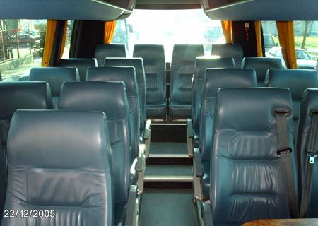 Autocares Oroz interior de un autobús 9