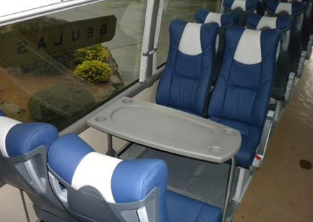 Autocares Oroz interior de un autobús 8