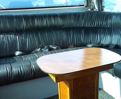 Autocares Oroz interior de un autobús 6
